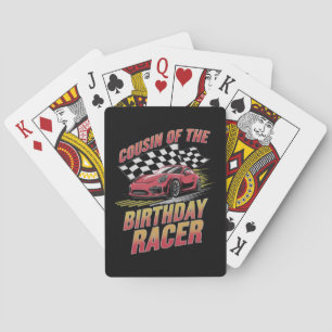 Jeu De Cartes Cousin De L'Anniversaire Racer Racer Family Party