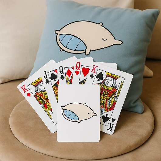 Jeu De Cartes Coussin de dessin animé avec géant