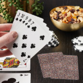 Jeu De Cartes Couverture de perles en bois pastel (In Situ)