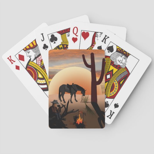 Jeu de cartes Cowboy (dos)