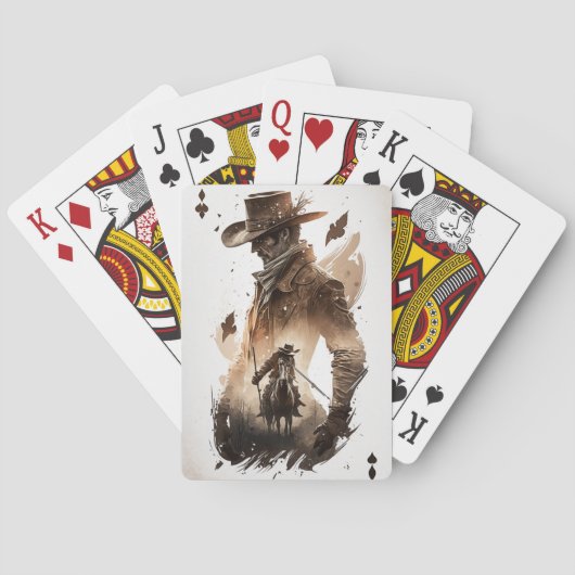 Jeu De Cartes Cowboy Classic Playing Cartes (dos)