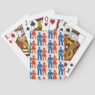 Jeu De Cartes Cowboy & Cowgirl Americana