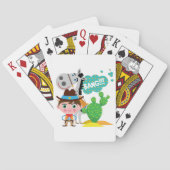 Jeu De Cartes Cowboy et cheval (dos)
