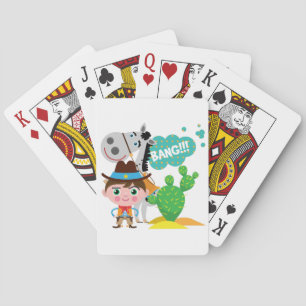 Jeu De Cartes Cowboy et cheval