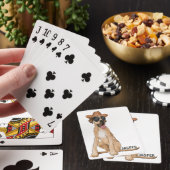 Jeu De Cartes Cowboy Great Dane Dog (In Situ)