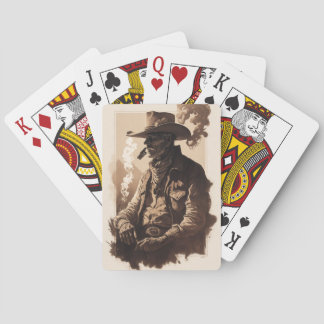 Jeu De Cartes Cowboy Jouer Des Cartes