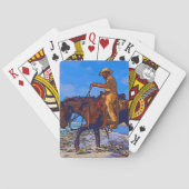 Jeu De Cartes Cowboy monté (dos)