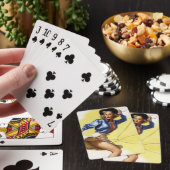 Jeu De Cartes Cowgirl avec Lasso (In Situ)