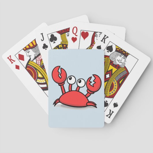 Jeu De Cartes Crabe animated rouge (dos)