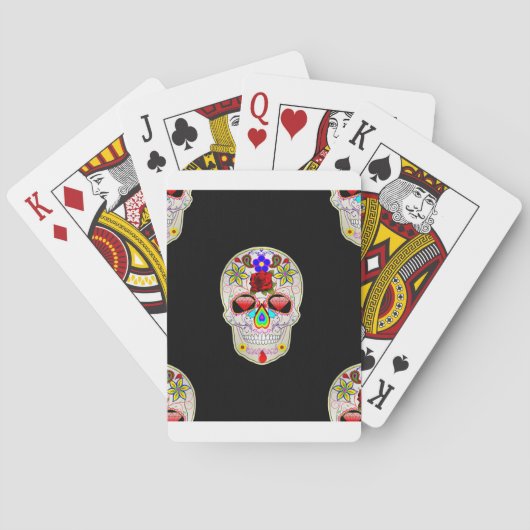 Jeu De Cartes crâne à sucre (dos)