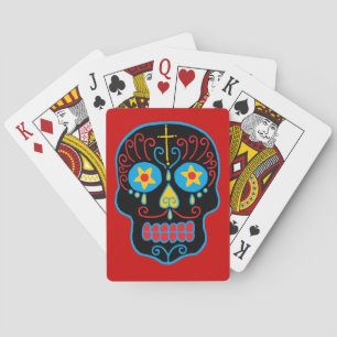 Jeu De Cartes Crâne à sucre noir