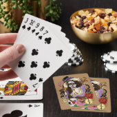 Jeu De Cartes Crâne à sucre Steampunk (In Situ)