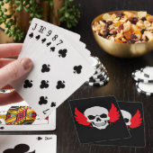 Jeu De Cartes crâne avec aile (In Situ)