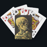Jeu De Cartes Crâne avec cigarette brûlante par Vincent van Gogh<br><div class="desc">Crâne avec Cigarette Brûlante par Vincent van Gogh est un post impressionnisme d'art vintage de peinture à vie morte. Portrait du squelette humain fumant. Grande image à utiliser pour les produits anti-tabac. Fumer tue 1 000 personnes chaque année, aider quelqu'un à arrêter de fumer aujourd'hui. Grande image pour Halloween ou...</div>