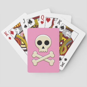 Jeu De Cartes Crâne avec os