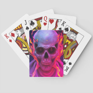 Jeu De Cartes Crâne brûlant