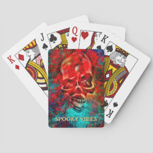Jeu De Cartes Crâne coloré
