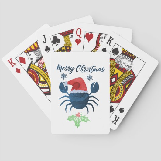 Jeu De Cartes Crâne de Noël (dos)