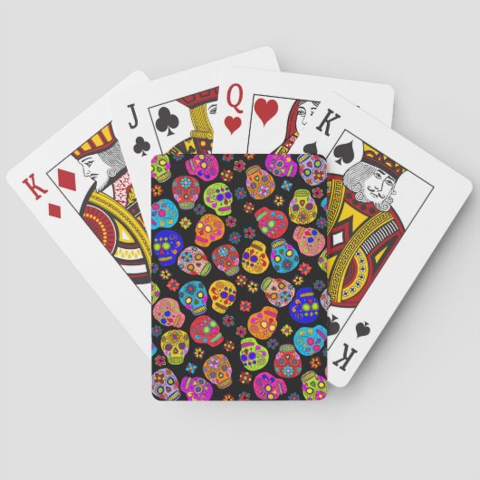 Jeu De Cartes Crâne de Sucre (dos)