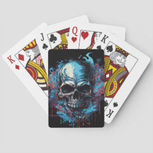 Jeu De Cartes Crâne effrayant