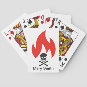 Jeu De Cartes Crâne et feu
