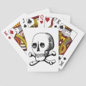 Jeu De Cartes Crâne Et Os Jouant Des Cartes (dos)