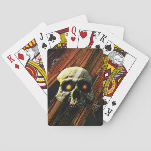 Jeu De Cartes Crâne foncé