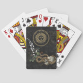 Jeu De Cartes Crâne foncé et serpent (dos)