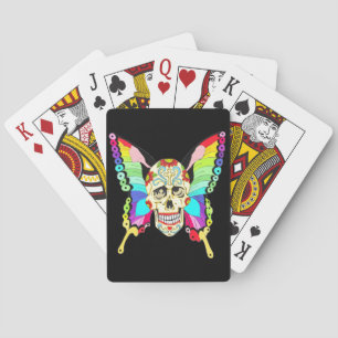 Jeu De Cartes Crâne papillon