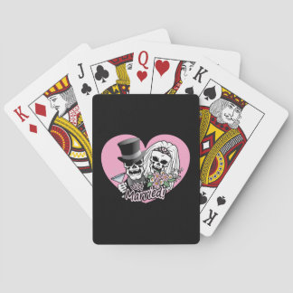 Jeu De Cartes Crânes juste mariés