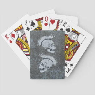 Jeu De Cartes Crânes. paquet de cartes à jouer.