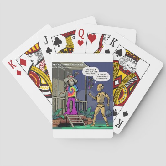 Jeu De Cartes Crash Test Hippie Funny (dos)