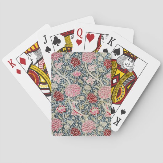 Jeu De Cartes Cray Motif (par William Morris) (dos)