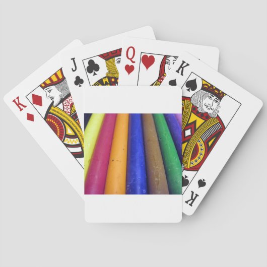 Jeu De Cartes Crayons colorés (dos)