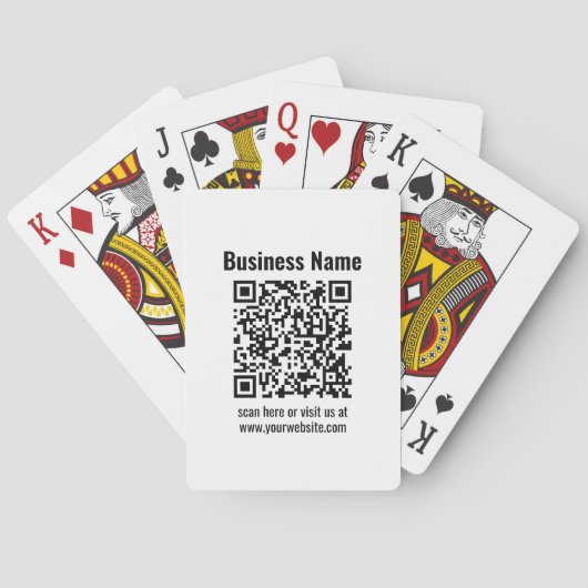 Jeu De Cartes Create Your Own QR Code | Transperant (dos)