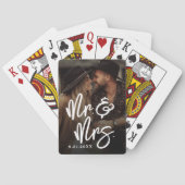 Jeu De Cartes Create Your Own Wedding Photo (dos)