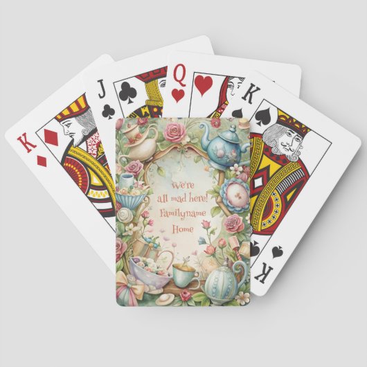 Jeu De Cartes Create Your Own Whimsical Tea Party Spring (dos)
