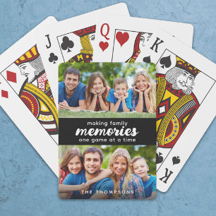 Jeu De Cartes Création de 2 photos Souvenirs de famille