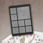Jeu De Cartes Créer un collage photo personnalisé avec 9 photos<br><div class="desc">Utilisez votre photo ou vos photos préférées pour faire un plaisir à garder à partager avec vos amis.</div>