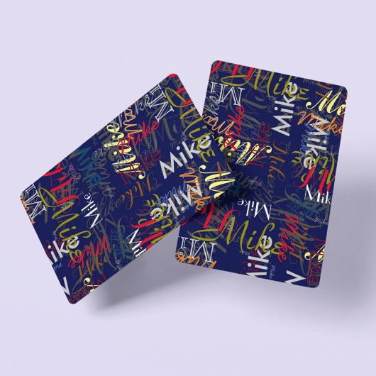 Jeu De Cartes Créer un nom de couleur personnalisé