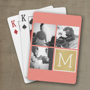 Jeu De Cartes Créer Votre Propre Collage de Photos de Mariage Mo