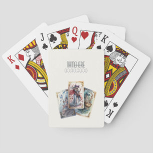 Jeu De Cartes Créez Vos Propres Trois Cartes de Tarot
