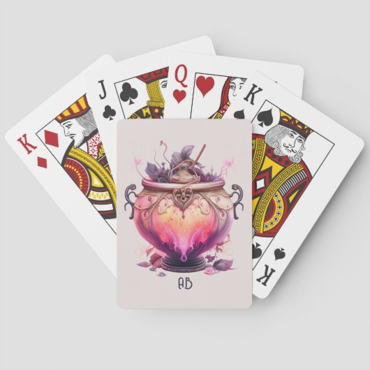 Jeu De Cartes Créez votre propre cauldron de potion de feu (dos)