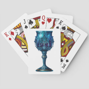 Jeu De Cartes Créez votre propre chalice en pierre bleue gothiqu