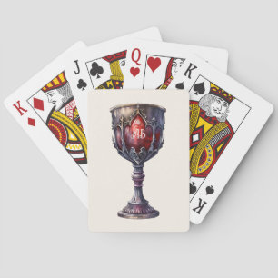 Jeu De Cartes Créez votre propre chalice rouge et violet