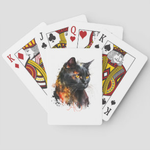 Jeu De Cartes Créez votre propre chat noir fière
