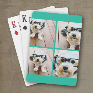 Jeu De Cartes Créez votre propre collage Instagram vert 4 Photos