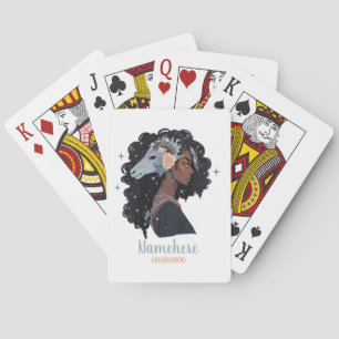 Jeu De Cartes Créez Votre Propre Femme Afro-Américaine Sagittair