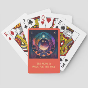 Jeu De Cartes Créez votre propre lune de croissant arc-en-ciel m