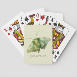 Jeu De Cartes Créez votre propre papillon Imaginaire vert